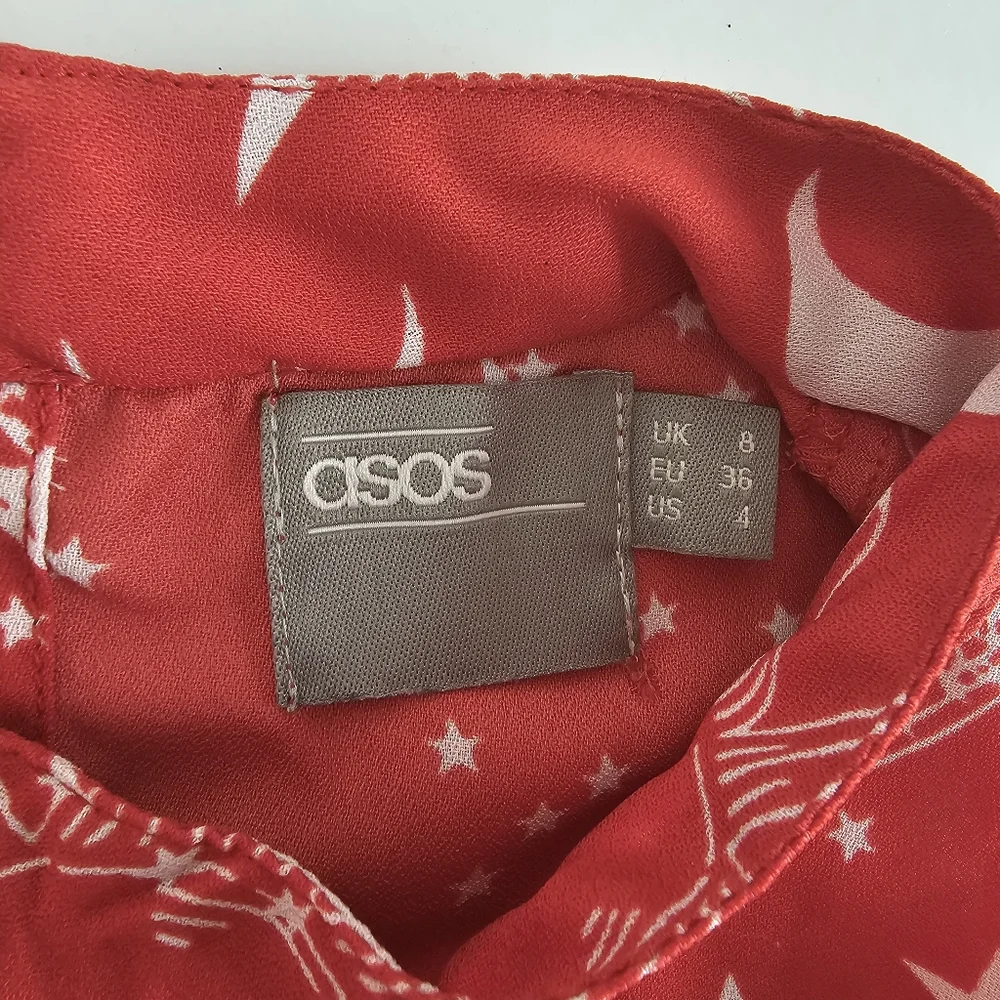 ASOS Ruffled Wrap Dress - Picture 4 of 11